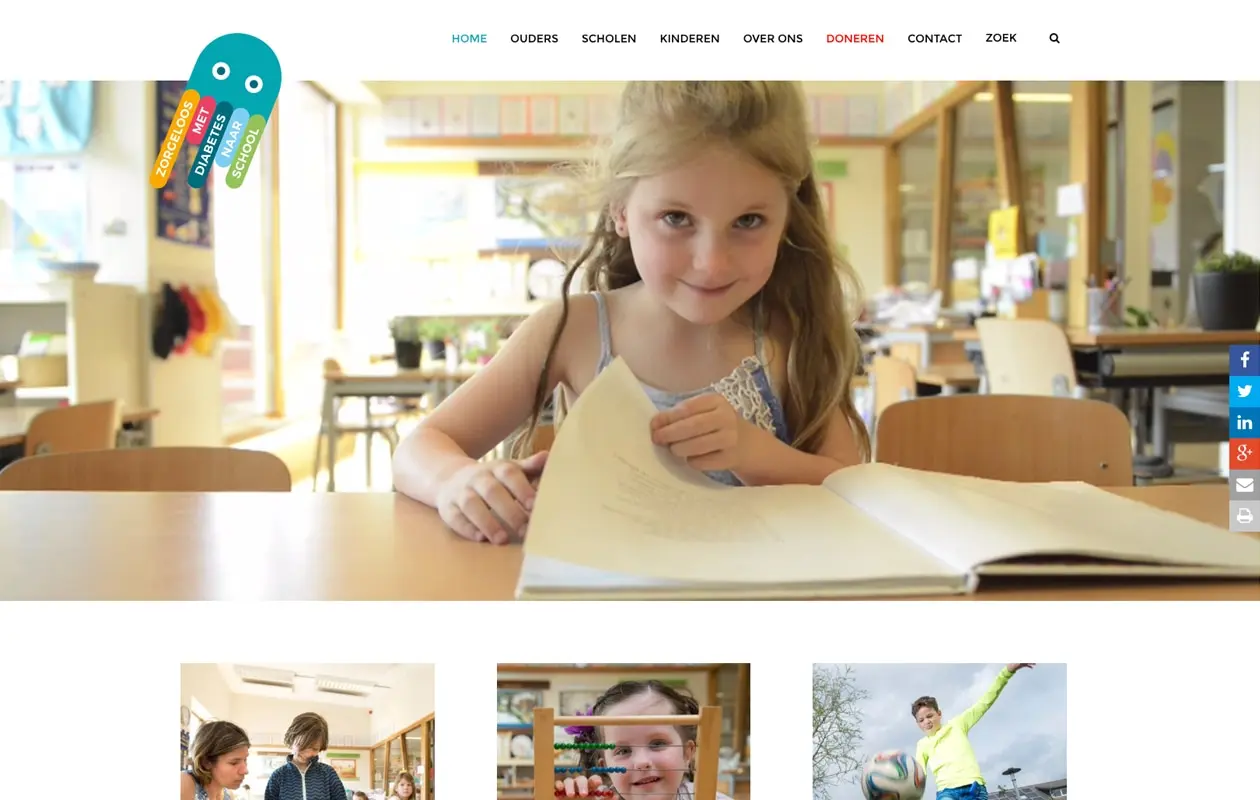 Zorgeloos met diabetes naar school